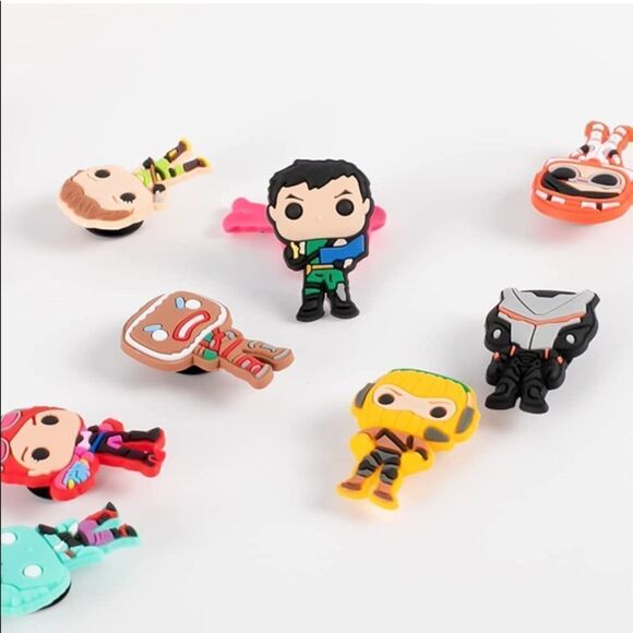 Kids 11 piece gamer shoe charms - Picture 1 of 6